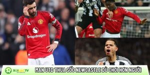 Man Utd thua sốc Newcastle dù chơi hơn người: Quỷ đỏ ôm hận